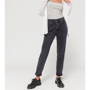 Urban Outfitters black mom jeans